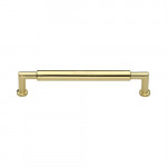 M Marcus Heritage Brass Bauhaus Round Design Cabinet Pull 152mm Centre to Centre